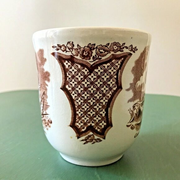 Vintage Commodore Perry's Flag Mug Cup Bowed But Not Beaten England - Picture 6 of 6